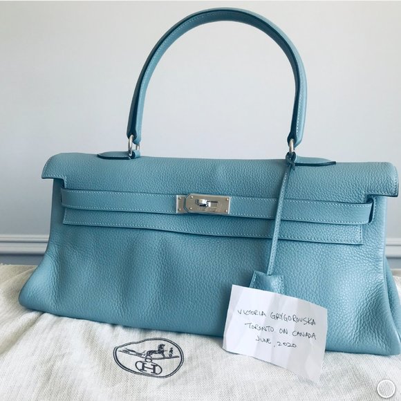 SOLD 💛Shoulder KELLY 42 + Twilly. Brand new. Rare. - Picture 3 of 12